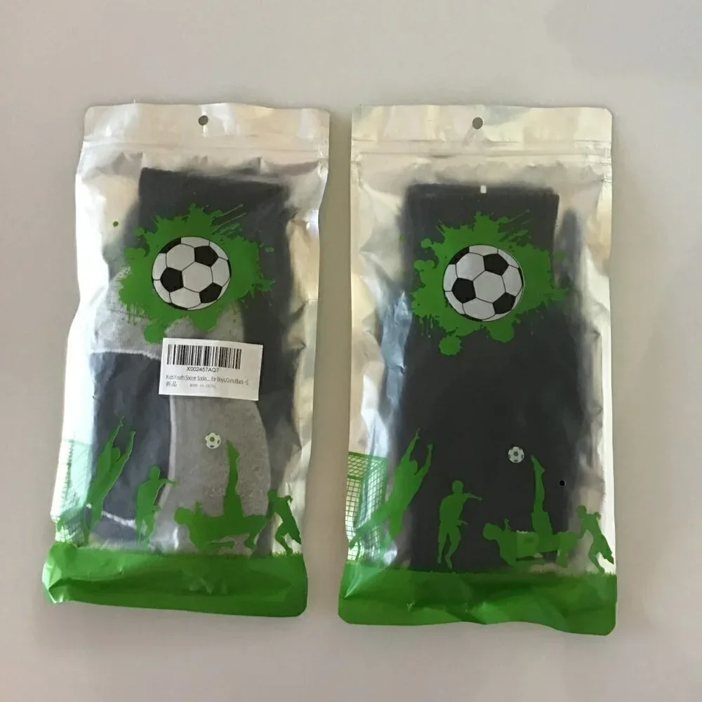 2 PACK SOCCER SOCKS UNISEX SPORT SOCKS (2 PAIRS)